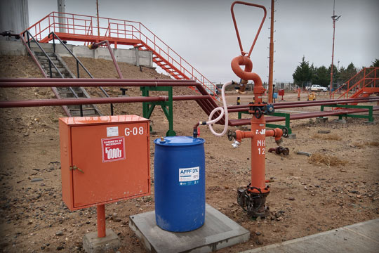 Readecuación red contra incendio